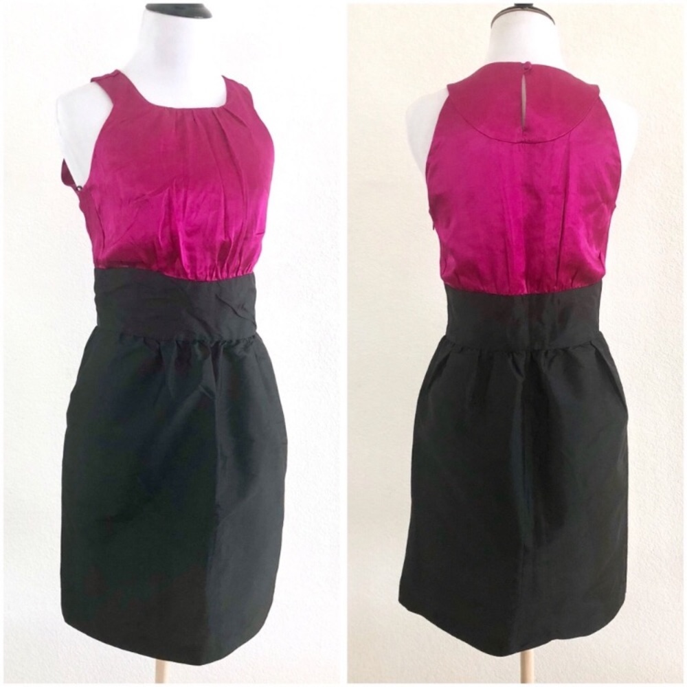 Alexia Admor Black/ Fuschia Bubble Sheath Dress - Picture 3 of 9
